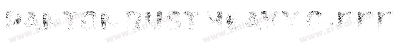 Panton Rust Heavy G字体转换